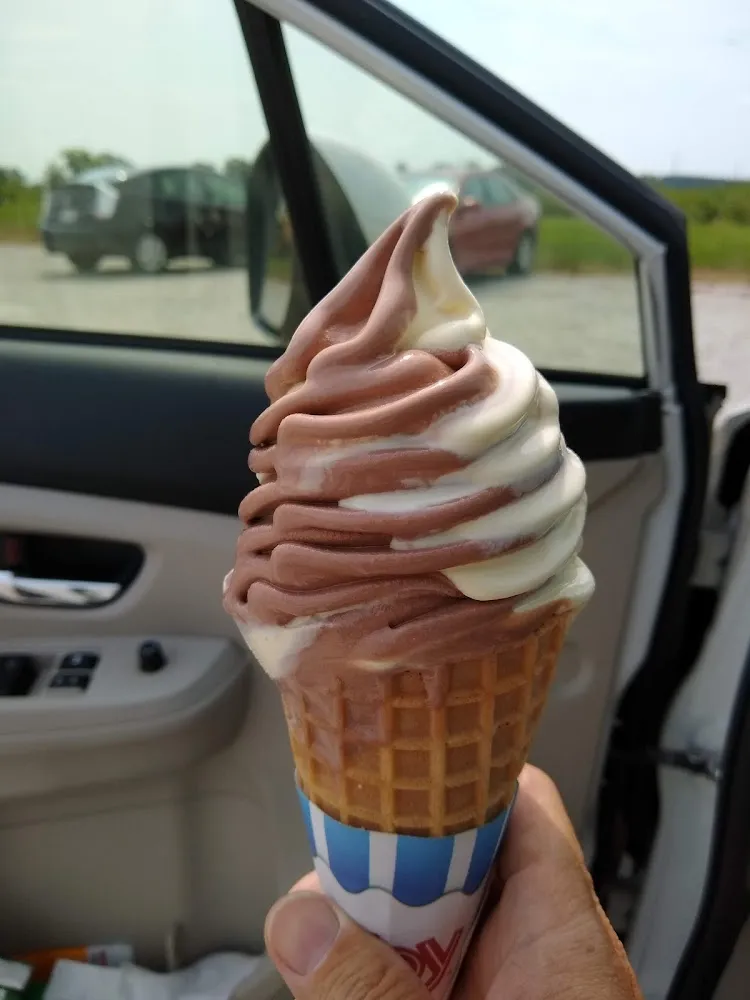 Chocolate Vanilla Swirl Ice Cream